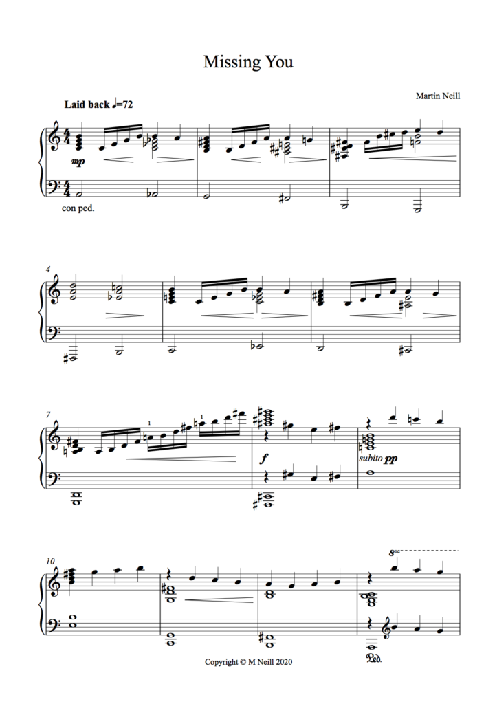 Missing You - PianoTunes